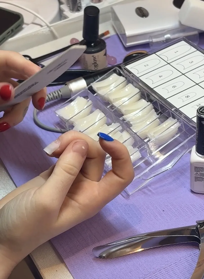 Lisa en formation — pose d'extension